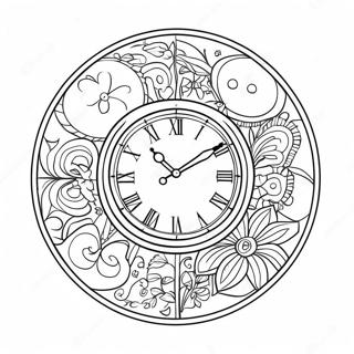 Pagina Da Colorare Dellorologio 28255-25626