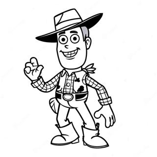 Pagina Da Colorare Woody In Costume Spaventoso 28296-25661