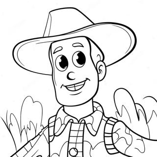 Pagina Da Colorare Woody In Costume Spaventoso 28296-25663