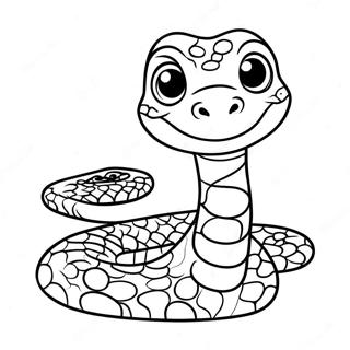 Pagina Da Colorare Del Carino Baby Python 28737-26006