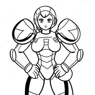 Samus Aran In Tuta Potenziata Pagina Da Colorare 28857-26102