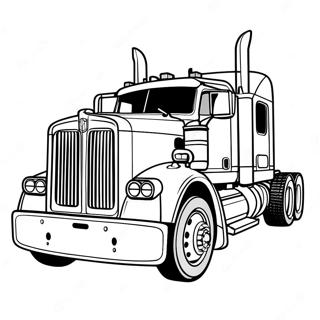 Pagina Da Colorare Del Camion Kenworth Classico 28977-26200