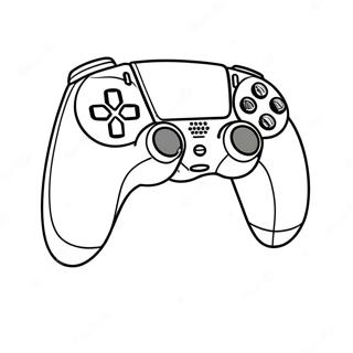 Pagina Da Colorare Del Controller Ps5 28996-26212