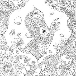 Pagina Da Colorare Fantasy Intricata Di Kerby Rosanes 29438-26559