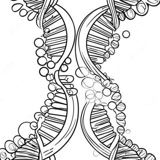 Pagina Da Colorare Della Doppia Elica Del Dna 29458-26573