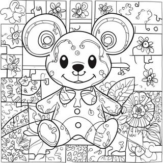 Pagina Da Colorare Del Puzzle 29527-26626