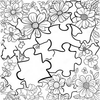 Pagina Da Colorare Del Puzzle Colorato 29528-26629