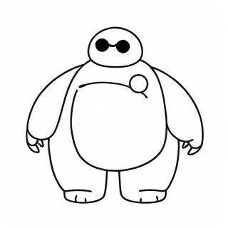 Baymax Pagine Da Colorare