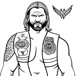 Pagina Da Colorare Della Wwe 29837-26875