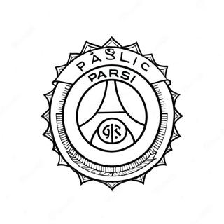 Pagina Da Colorare Del Logo Psg 29918-26932