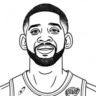 Pagina Da Colorare Di Kyrie Irving 29958-26963