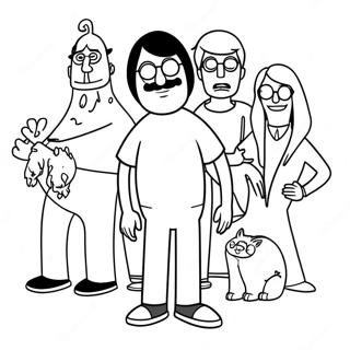 Pagina Da Colorare Di Bobs Burgers 2998-2428