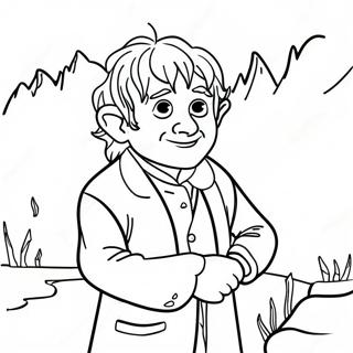 Pagina Da Colorare Dellavventura Di Bilbo Baggins 30079-27061