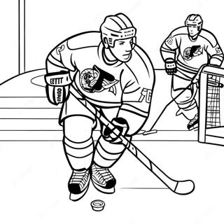 Hockey Pagine Da Colorare