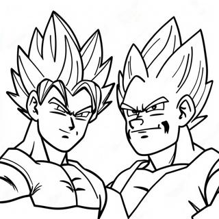 Pagina Da Colorare Di Goku E Vegeta 30438-27344