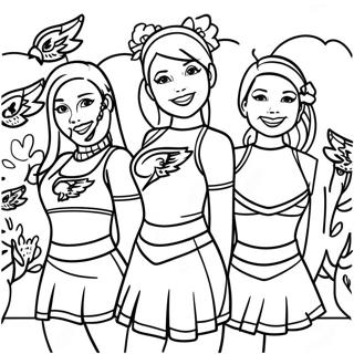 Pagina Da Colorare Delle Cheerleader Degli Arizona Cardinals 30659-27524