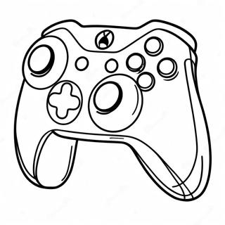 Pagina Da Colorare Del Controller Xbox In Azione 30769-27610