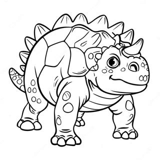 Pagina Da Colorare Dellankylosaurus 30798-27630