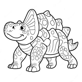 Pagina Da Colorare Dellankylosaurus 30798-27632