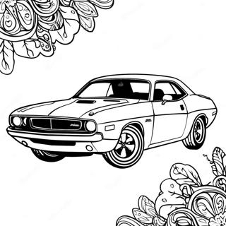 Pagina Da Colorare Della Dodge Challenger 30838-27663