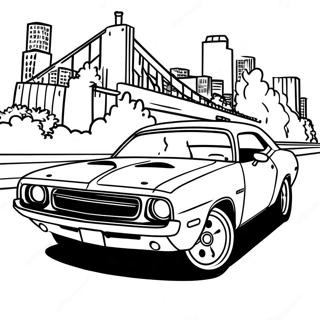 Pagina Da Colorare Della Dodge Challenger 30838-27664