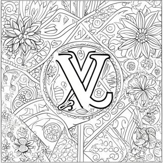 Pagina Da Colorare Logo Louis Vuitton 30908-27718