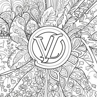 Pagina Da Colorare Logo Louis Vuitton 30908-27720