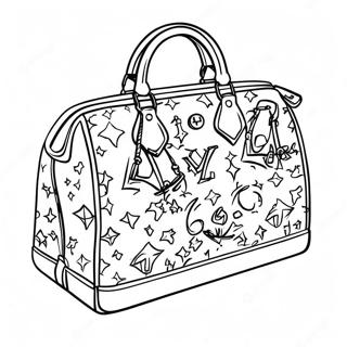 Pagina Da Colorare Borsa Louis Vuitton 30909-27722