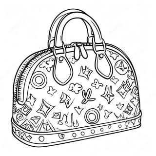 Pagina Da Colorare Borsa Louis Vuitton 30909-27724