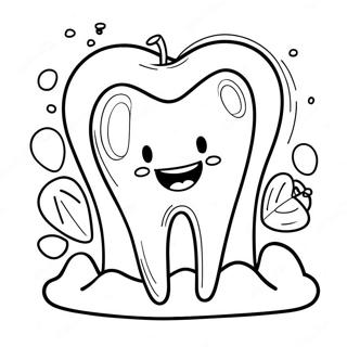 Pagina Da Colorare Della Salute Dentale E Dei Denti 30978-27775