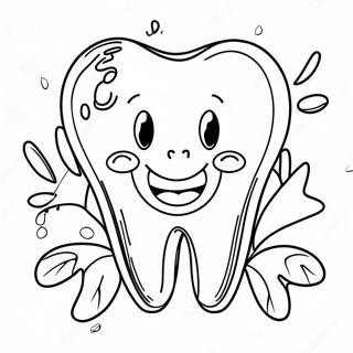 Pagina Da Colorare Della Salute Dentale E Dei Denti 30978-27776