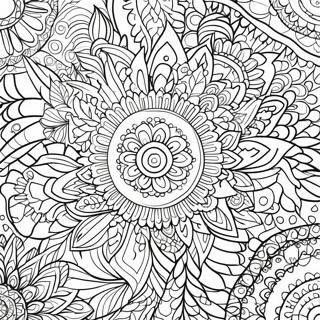 Pagina Da Colorare Di Un Semplice Mandala Boho 31088-27863