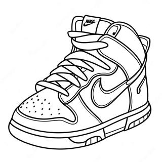 Nike Dunk Pagine Da Colorare