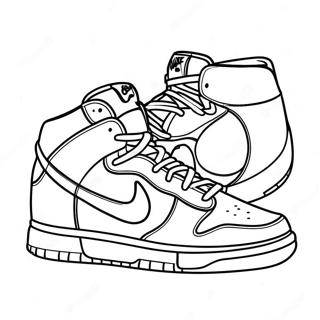 Pagina Da Colorare Delle Scarpe Nike Dunk 31098-27870