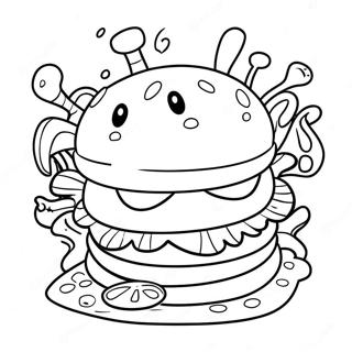 Pagina Da Colorare Del Krabby Patty 31398-28110