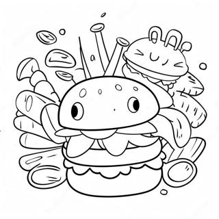 Pagina Da Colorare Del Krabby Patty 31398-28112