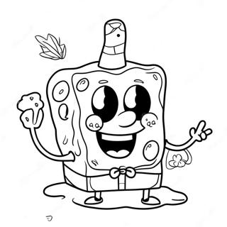 Pagina Da Colorare Di Spongebob Stoner 31488-28183