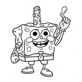 Pagina Da Colorare Di Spongebob Stoner 31488-28184