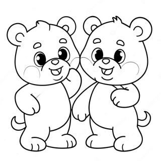 Cugini Dei Care Bear Pagine Da Colorare