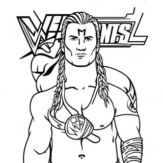 Pagina Da Colorare Wwe 31638-6817