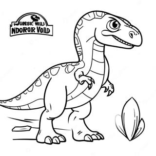 Pagina Da Colorare Dellindoraptor Di Jurassic World 31758-16311