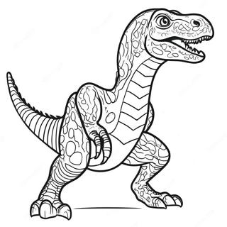 Pagina Da Colorare Dellindoraptor Che Ruggisce 31759-16314