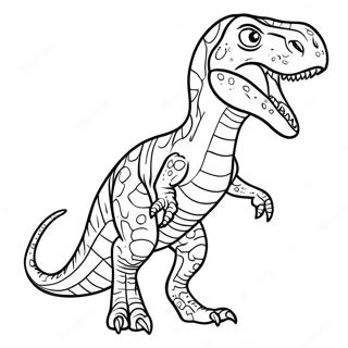 Pagina Da Colorare Dellindoraptor Che Ruggisce 31759-16316