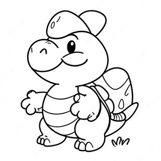 Pagina Da Colorare Di Koopa Troopa Felice 31849-16385