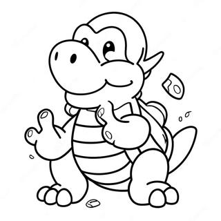 Pagina Da Colorare Di Koopa Troopa Felice 31849-16388