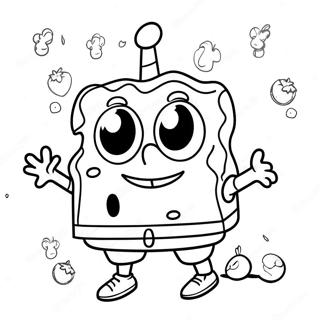 Pagina Da Colorare Di Baby Spongebob 32059-16542