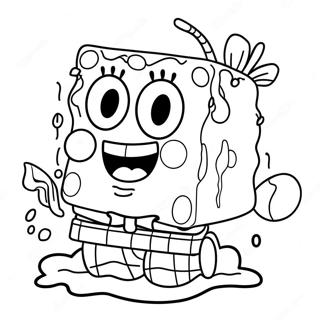 Pagina Da Colorare Di Baby Spongebob 32059-16544