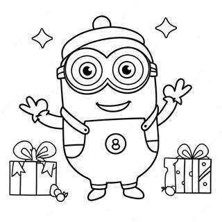 Pagina Da Colorare Di Minion Natale 32209-16664