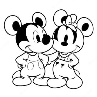 Topolino E Minni Pagine Da Colorare