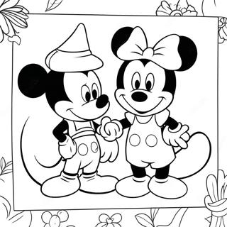 Pagina Da Colorare Di Topolino E Minnie 32369-16790